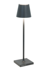 Lampe portable Poldina Pro gris - Zafferano
