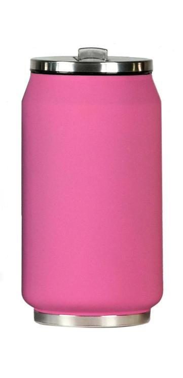 CANETTE ISOTHERME 280ML SOFT TOUCH ROSE - YOKO