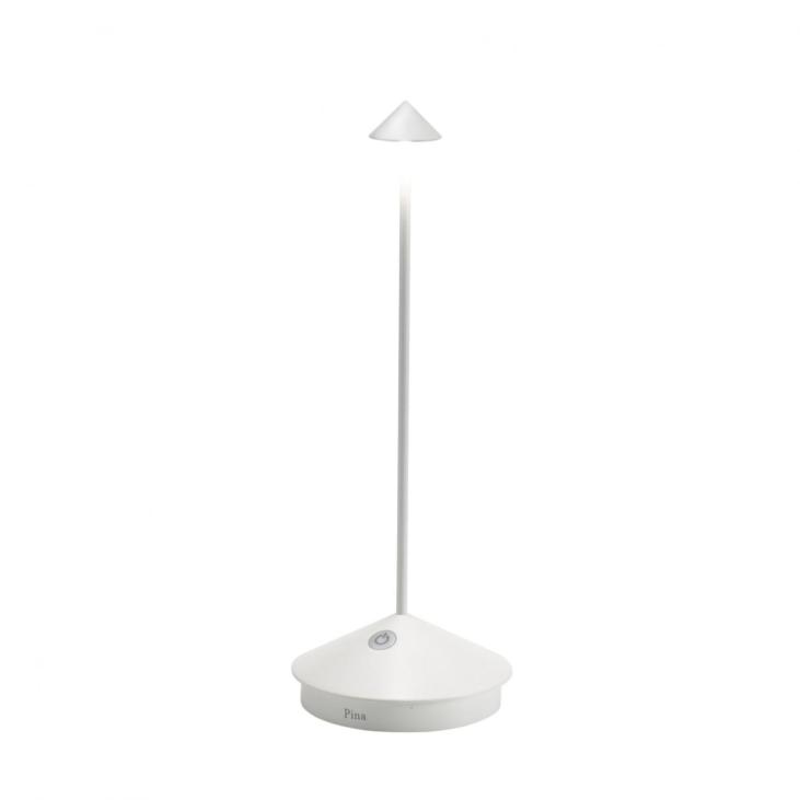 Lampe portable Pina Pro blanc matt - Zafferano