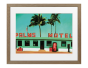 AFFICHE PALMS HOTEL EMILIE ARNOUX 40X50CM - IMAGE REPUBLIC