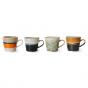 Set de 4 mugs à cappuccino Verve 70's - HKliving