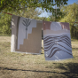 Drap de plage Texas en coton recyclé motif soleil levant - Bed and philosophy